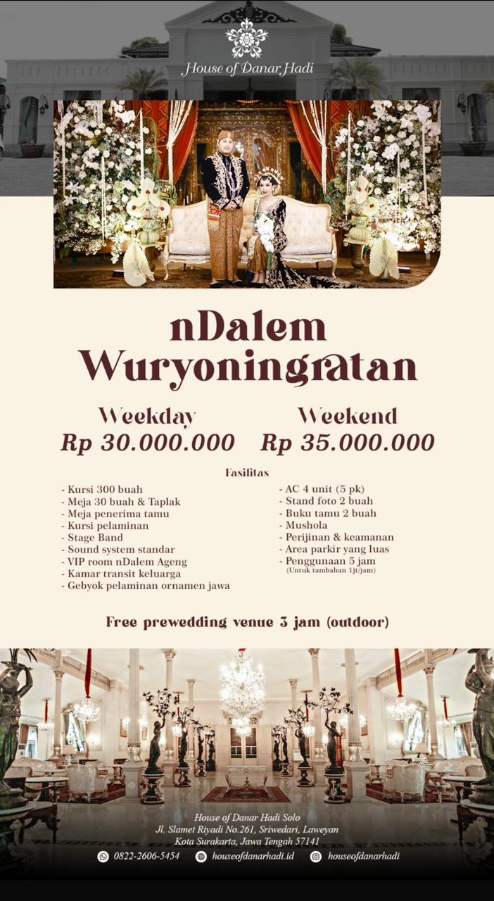 Foto vendor VENUE House of Danar Hadi