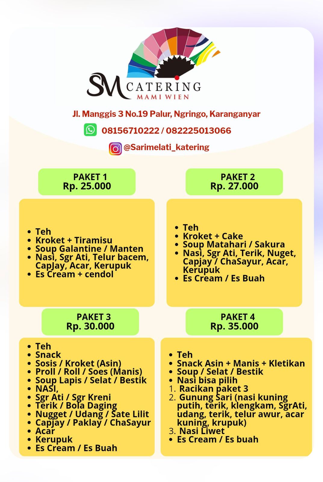 Foto vendor KATERING Sari Melati Catering