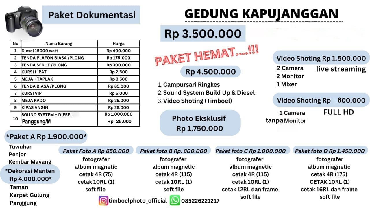 Foto vendor VENUE gedung kapujangan pengging