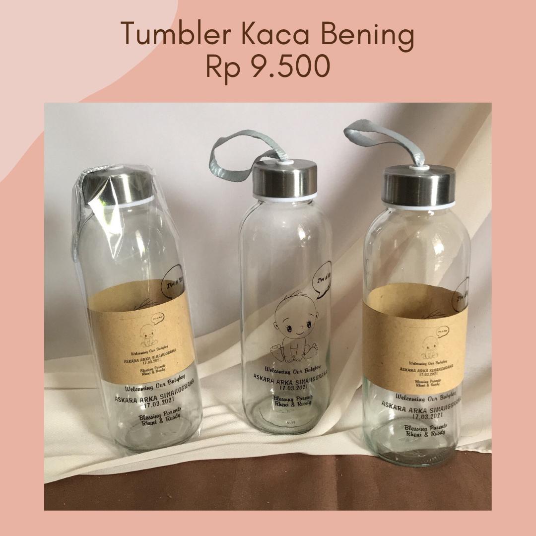 Foto vendor SOUVENIR KOSAN SOUVENIR Paket Tumbler Kaca Bening