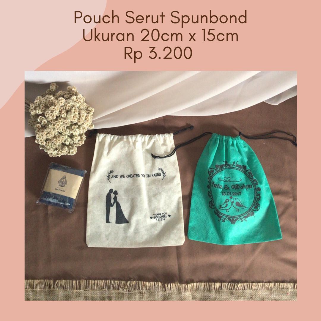 Foto vendor SOUVENIR KOSAN SOUVENIR Paket Pouch Serut Spunbond