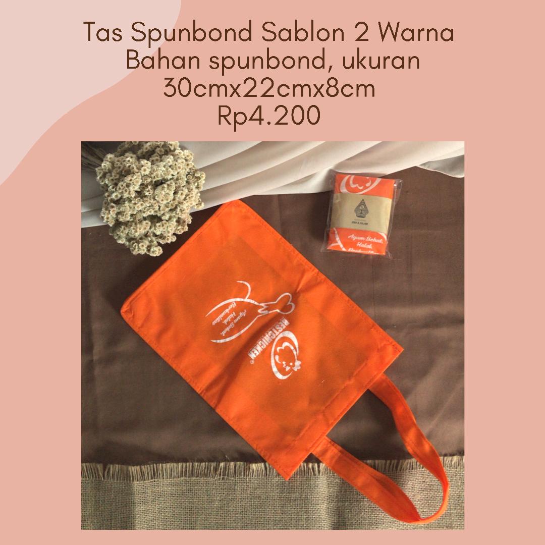 Foto vendor SOUVENIR KOSAN SOUVENIR Paket Tas Spunbond Sablon 2 Warna