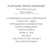 Foto vendor FOTO salah fokus official Paket WEDDING PHOTO- PLATINUM