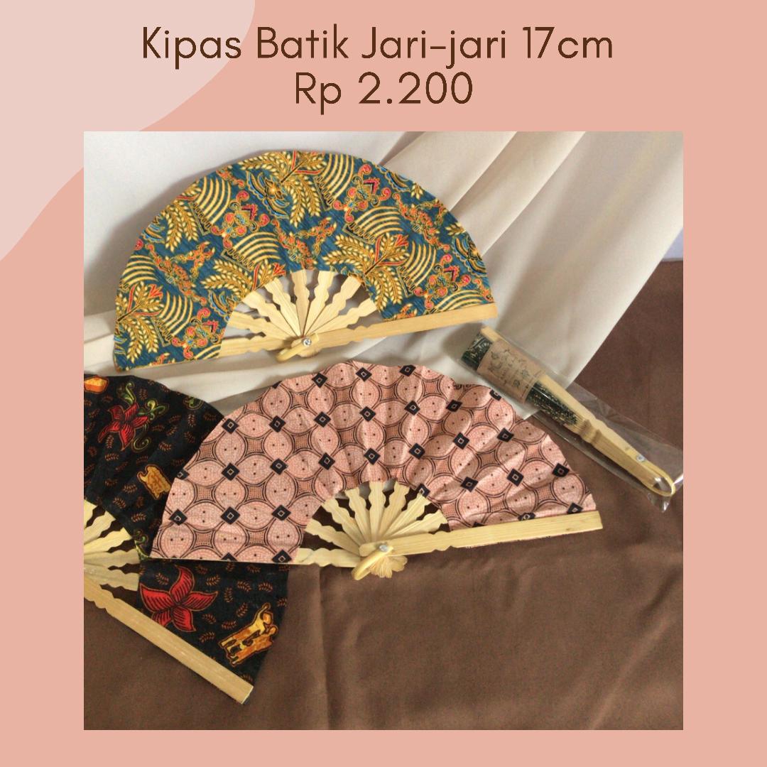 Foto vendor SOUVENIR KOSAN SOUVENIR Paket Kipas Batik Jari Jari 17 CM