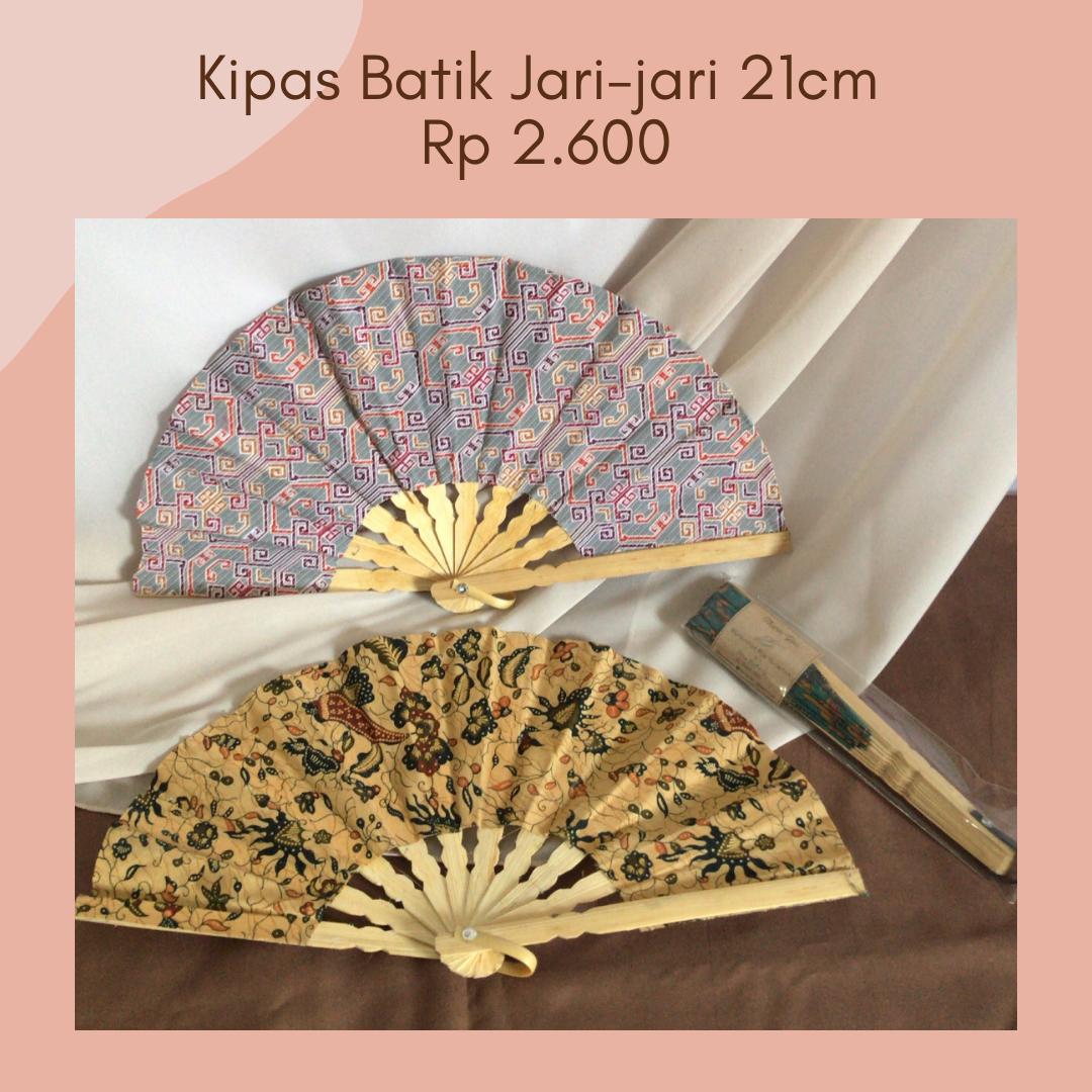 Foto vendor SOUVENIR KOSAN SOUVENIR Paket Kipas Batik Jari Jari 21 cm