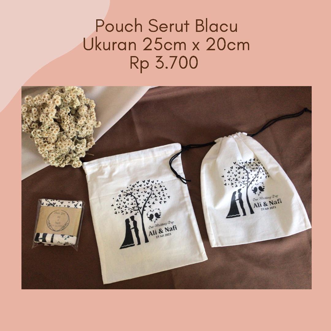 Foto vendor SOUVENIR KOSAN SOUVENIR Paket Pouch Serut Blacu