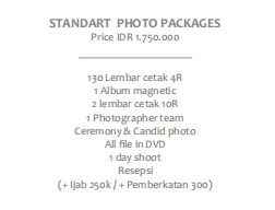 Foto vendor FOTO salah fokus official Paket WEDDING- STANDART PHOTO