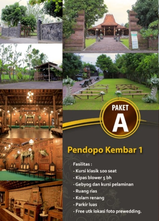 Foto vendor VENUE Pendhapa Kembar Klaten Paket Paket A 