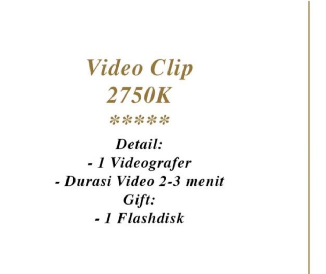 Foto vendor FOTO Momen Terbaik Paket Video Clip 