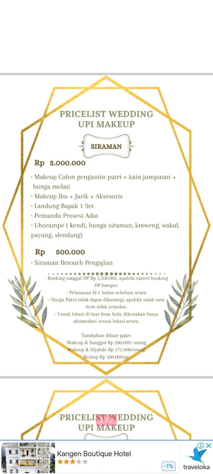 Foto vendor MUA Upi Makeup Paket Siraman 