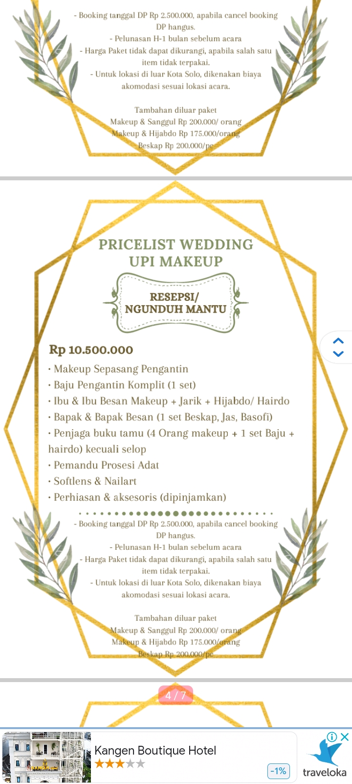Foto vendor MUA Upi Makeup Paket Resespsi/Ngunduh Mantu 