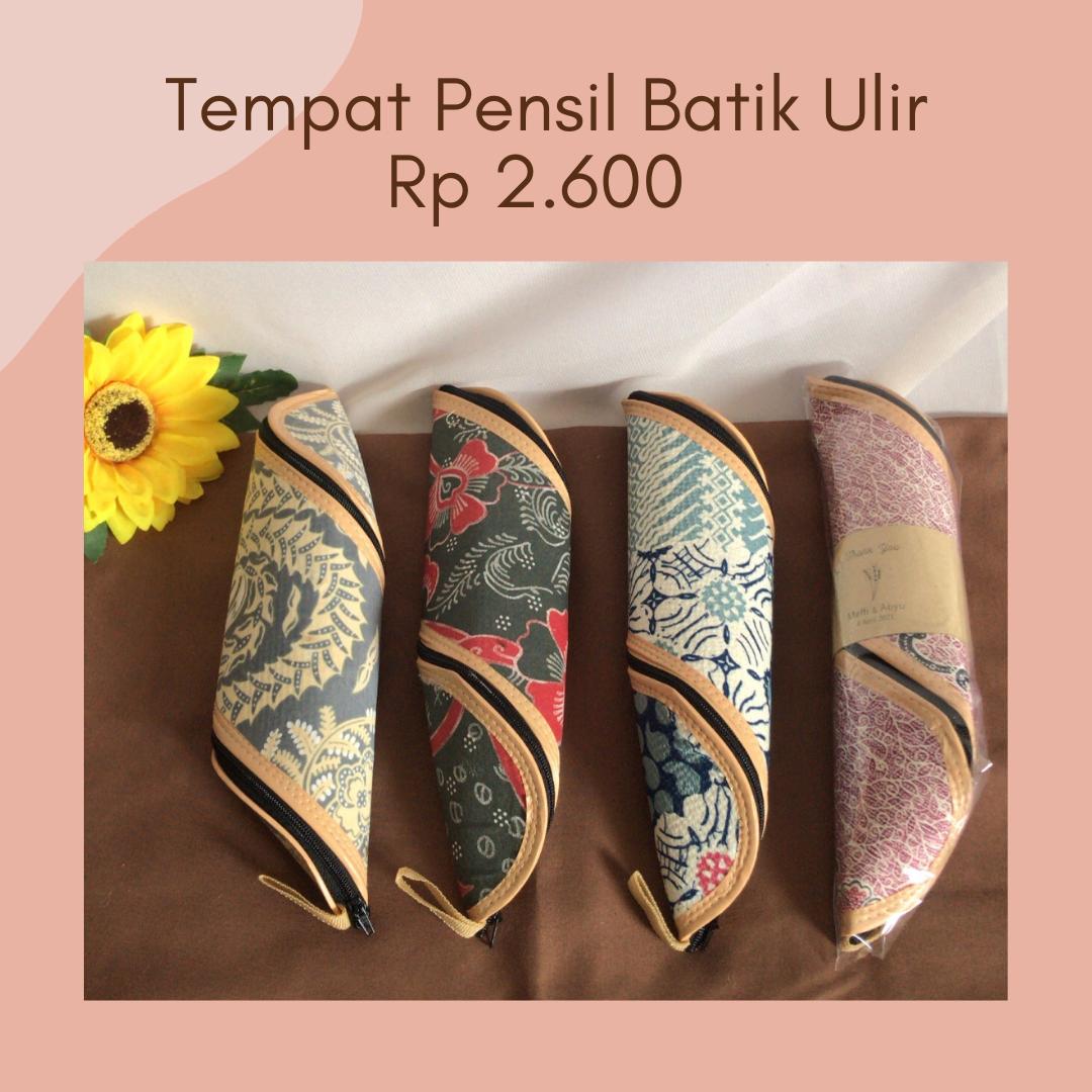 Foto vendor SOUVENIR KOSAN SOUVENIR Paket Tempat Pensil Batik Ulir