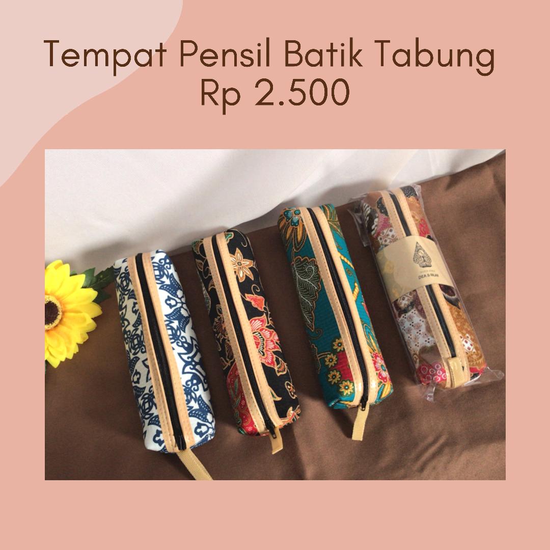 Foto vendor SOUVENIR KOSAN SOUVENIR Paket Tempat Pensil Batik Tabung