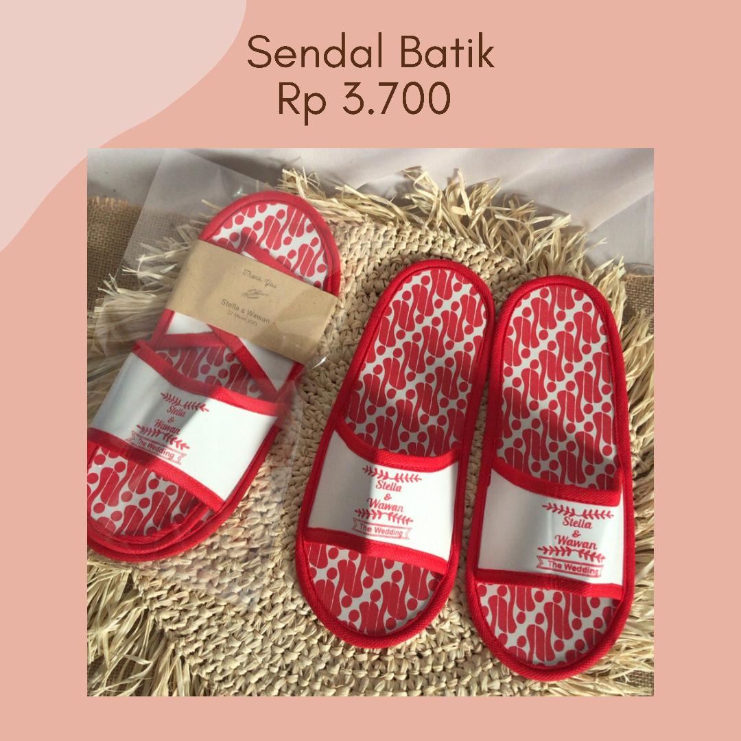 Foto vendor SOUVENIR KOSAN SOUVENIR Paket Sendal Batik