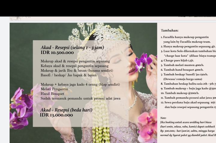 Foto vendor MUA Faradila Makeup Paket Akad-Resepsi Beda Hari 