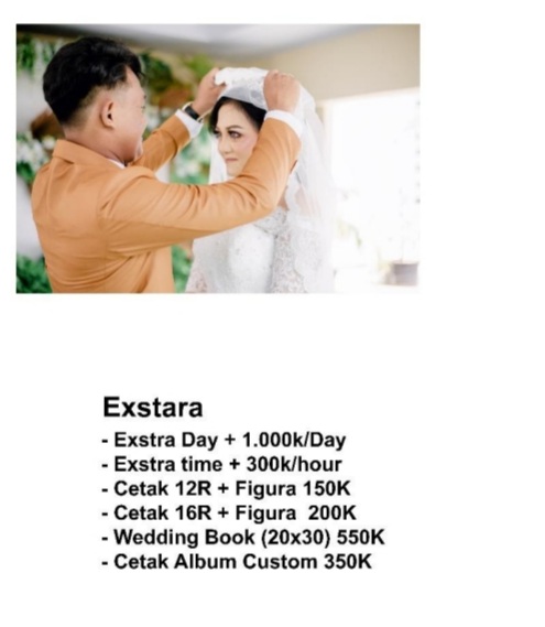 Foto vendor FOTO Anything Photography Paket Extra 