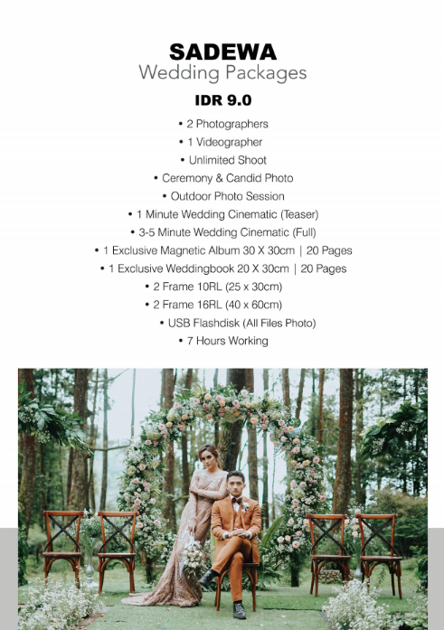 Foto vendor FOTO RVSD Photo Paket Sadewa 
