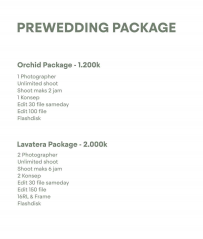 Foto vendor FOTO Pastel Wedding Paket Prewed - Lavatera 