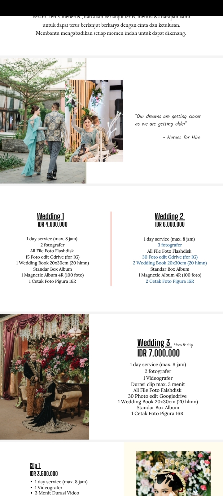 Foto vendor FOTO Continous Paket Wedding  3 