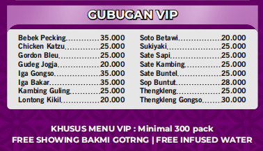 Foto vendor KATERING Kino katering Paket Gubukan VIP 