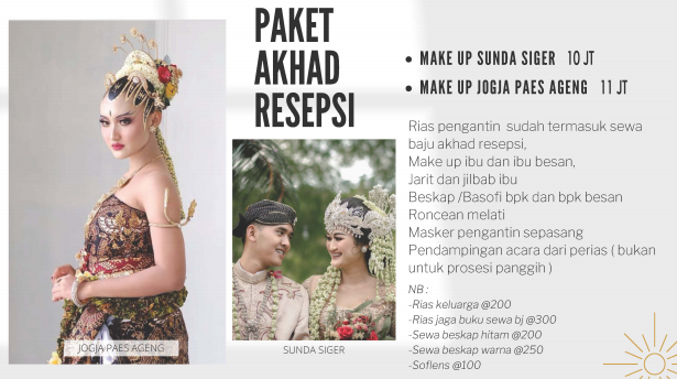 Foto vendor MUA Adinagta Paket akad resepsi rias sunda siger 