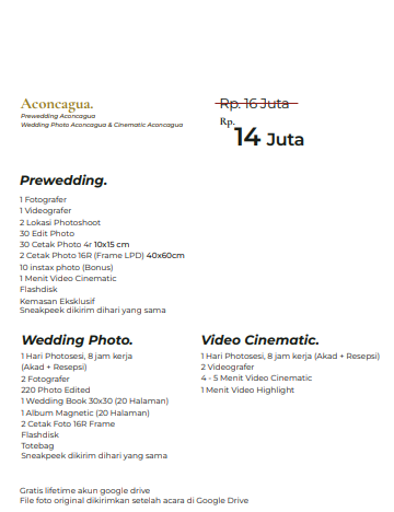 Foto vendor FOTO smoothlens Paket Perfection Aconcagua 