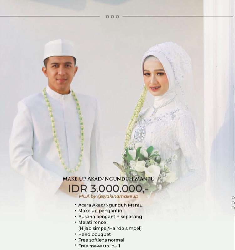 Foto vendor MUA Syakina Make Up Paket Paket akad/resepsi/ngunduh mantu 