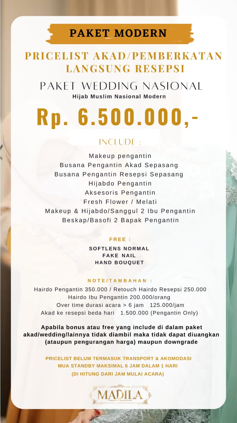 Foto vendor MUA Madila MUA Paket Akad resepsi nasional 