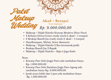 Foto vendor MUA Salsabila Make Up Paket Akad+Resepsi 