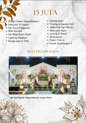 Foto vendor DEKORASI dnddecoration Paket venue /  gedung / ballroom 12 meter 