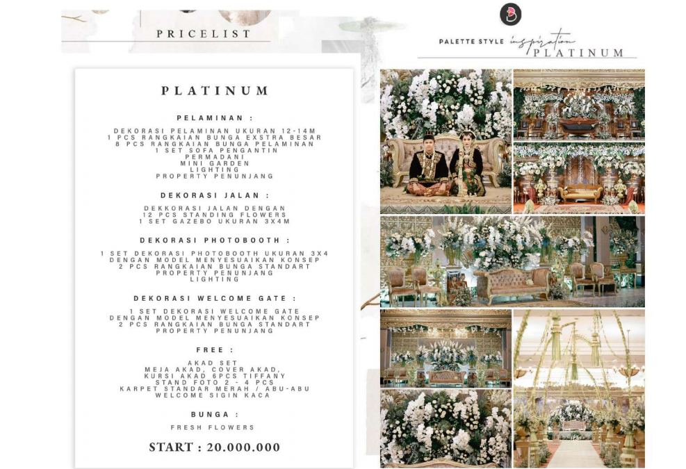 Foto vendor DEKORASI BALE BUNGA DEKORASI  Paket Paket Platinum 