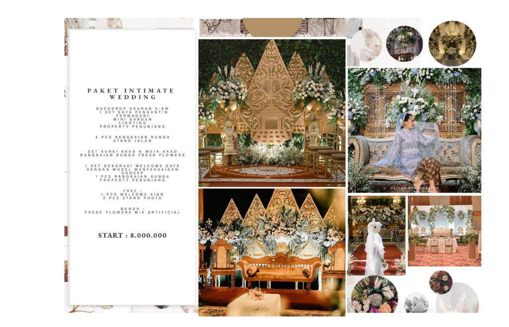 Foto vendor DEKORASI BALE BUNGA DEKORASI  Paket PAKET INTIMATE WEDDING 
