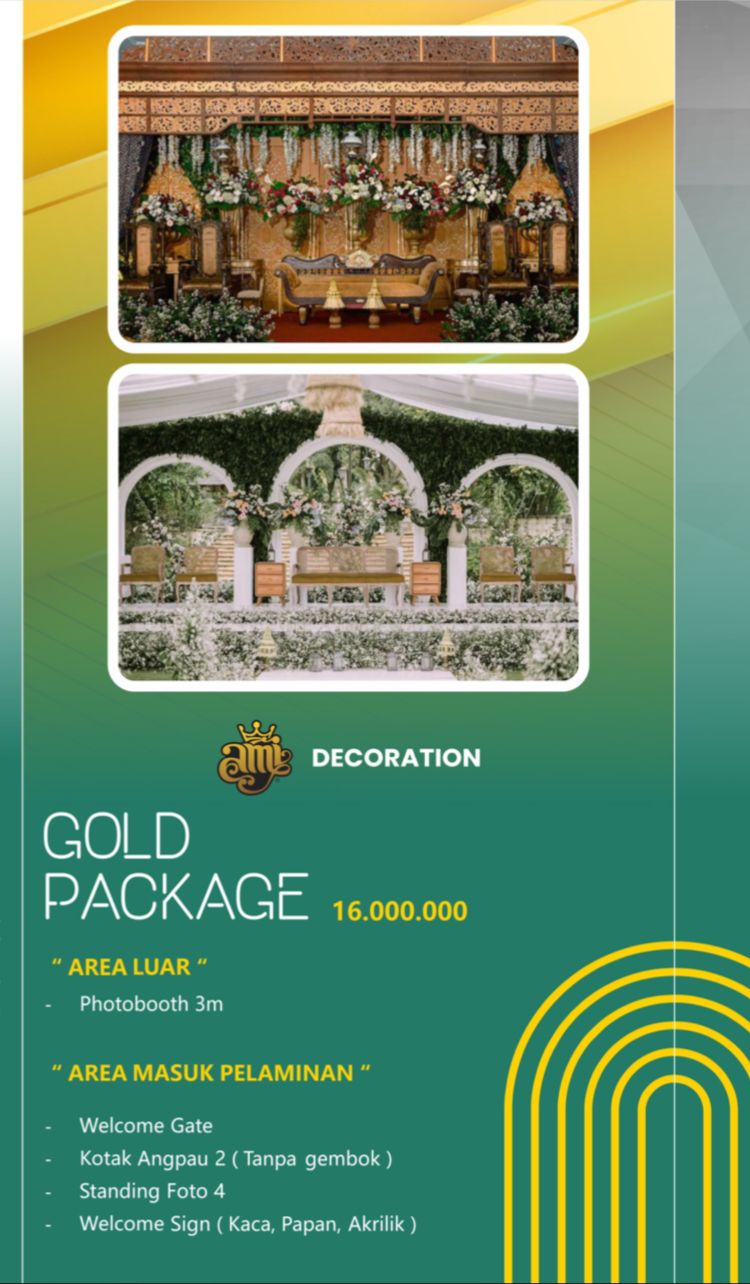 Foto vendor DEKORASI Ami Dekorasi Paket Gold 