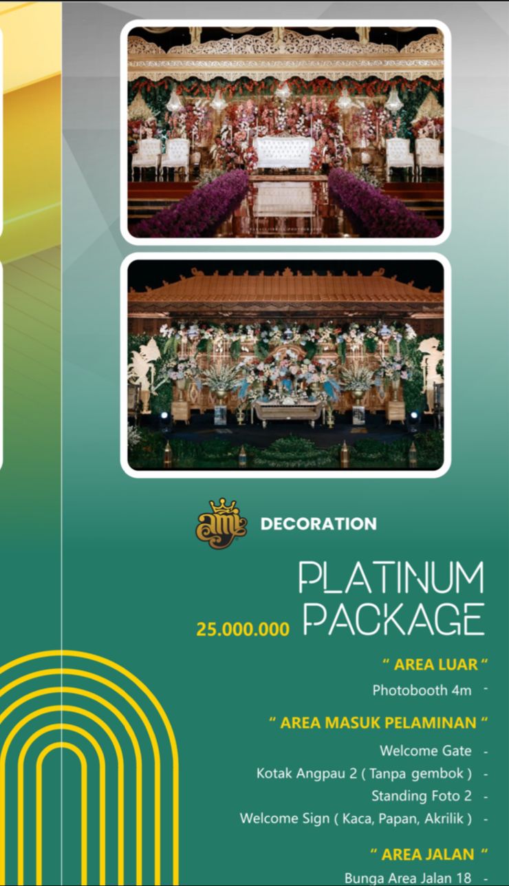 Foto vendor DEKORASI Ami Dekorasi Paket Platinum 