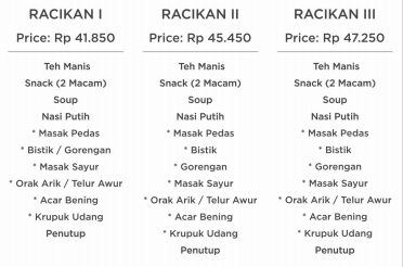 Foto vendor KATERING Niekmat Rasa Paket Racikan 3 