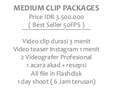 Foto vendor FOTO salah fokus official Paket medium clip package