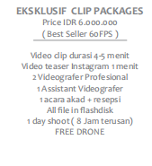 Foto vendor FOTO salah fokus official Paket eksklusif clip package