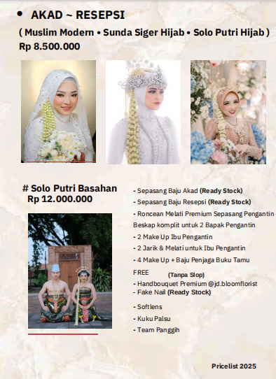 Foto vendor MUA FITRIANURHAYA MUA Paket AKAD-RESEPSI (MUSLIM MODERN, SUNDA SIGER HIJAB, SOLO PUTRI HIJAB) 