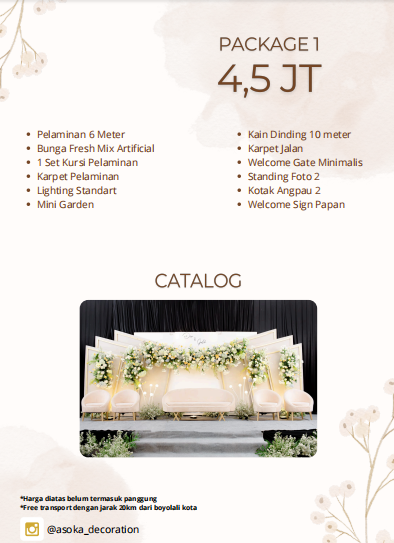 Foto vendor DEKORASI Asoka Dekorasi Paket Venue Rumah - Package 1 