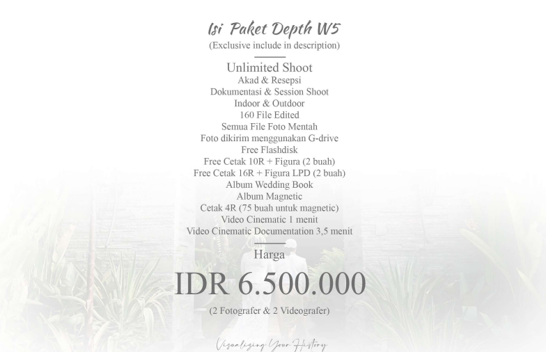 Foto vendor FOTO Depth Wondo Paket Paket Depth W5 (Exclusive Bundle) 