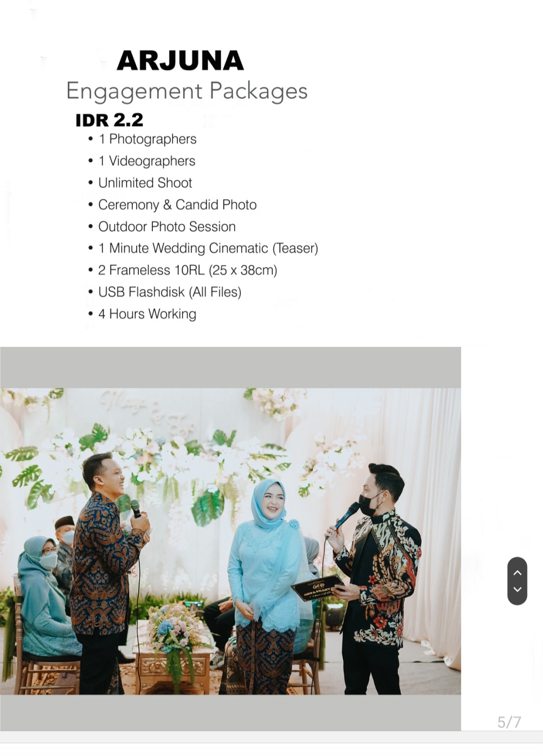 Foto vendor FOTO RVSD Photo Paket Engagement Arjuna 