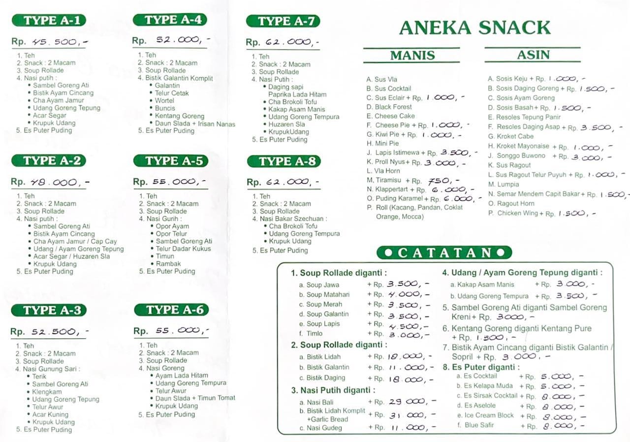 Foto vendor KATERING happy tuti catering  Paket Racikan type A6 