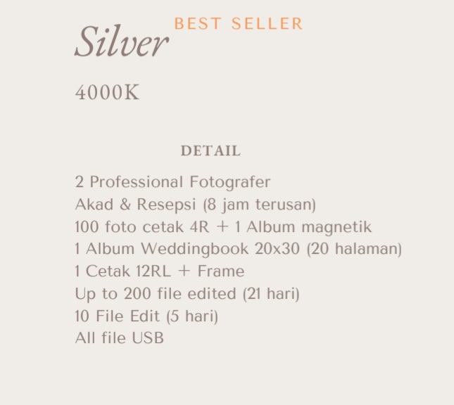 Foto vendor FOTO Kala Kita Bercerita Paket Silver 