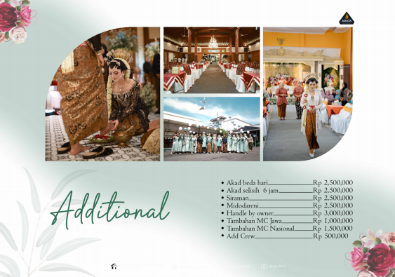 Foto vendor WO ABATA WO PRICELIST Paket Akad beda hari 