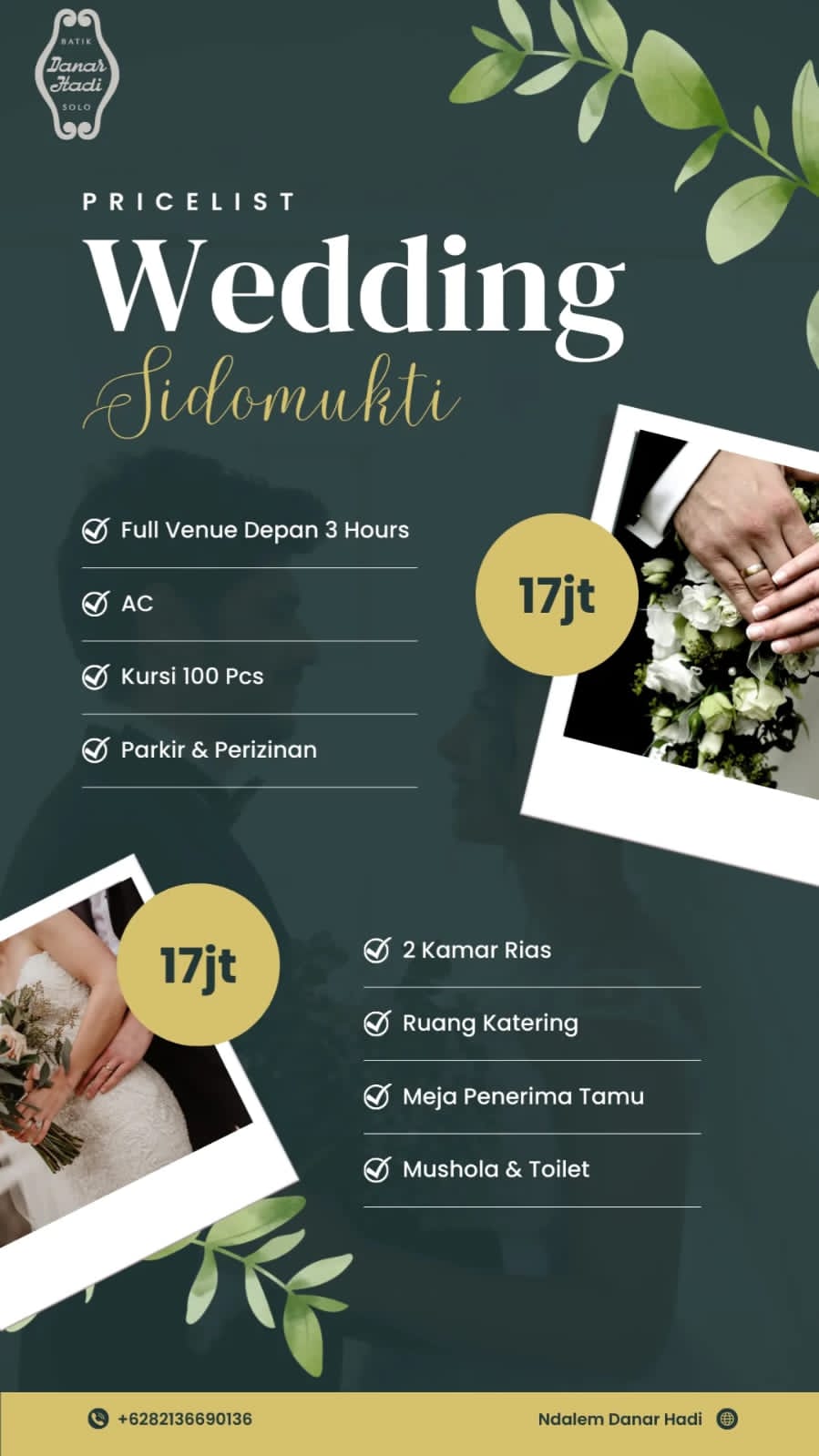 Foto vendor VENUE ndalem danar hadi Paket Paket Sidomukti 