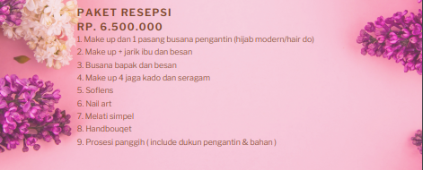 Foto vendor MUA Enyka Cumalla Paket RESEPSI 