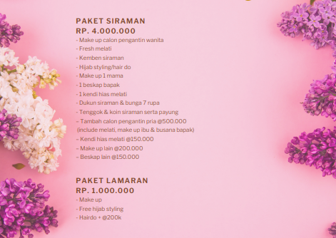 Foto vendor MUA Enyka Cumalla Paket SIRAMAN 
