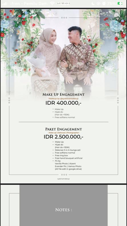 Foto vendor MUA Syakina Make Up Paket Make up Engagement 