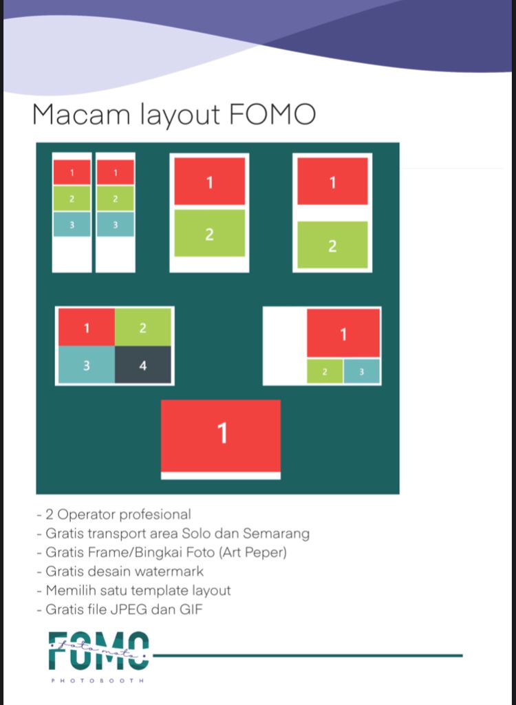 Foto vendor FOTO Fomo Paket Layout Fomo 
