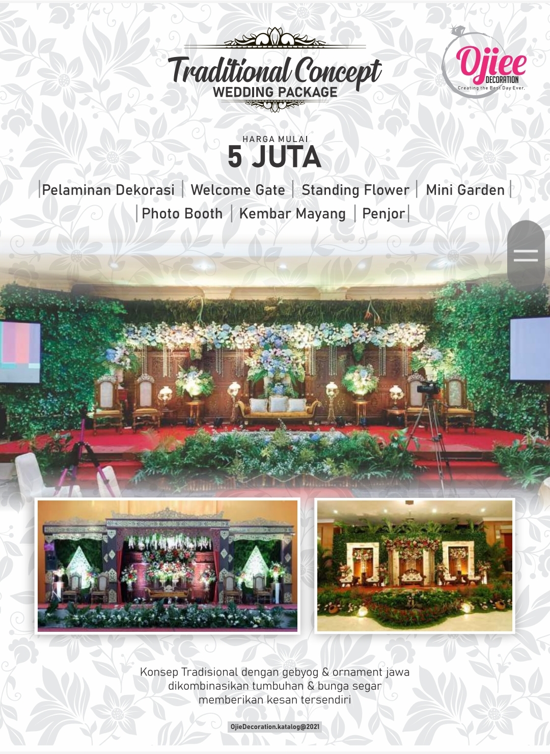 Foto vendor DEKORASI Ojie Dekorasi Paket Traditional Concept 